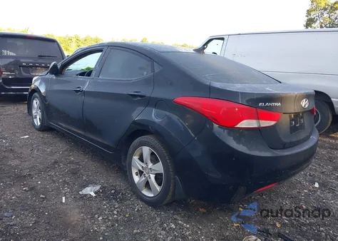 2013 Hyundai Elantra Gls из США, поврежденный, VIN 5NPDH4AE4DH310916